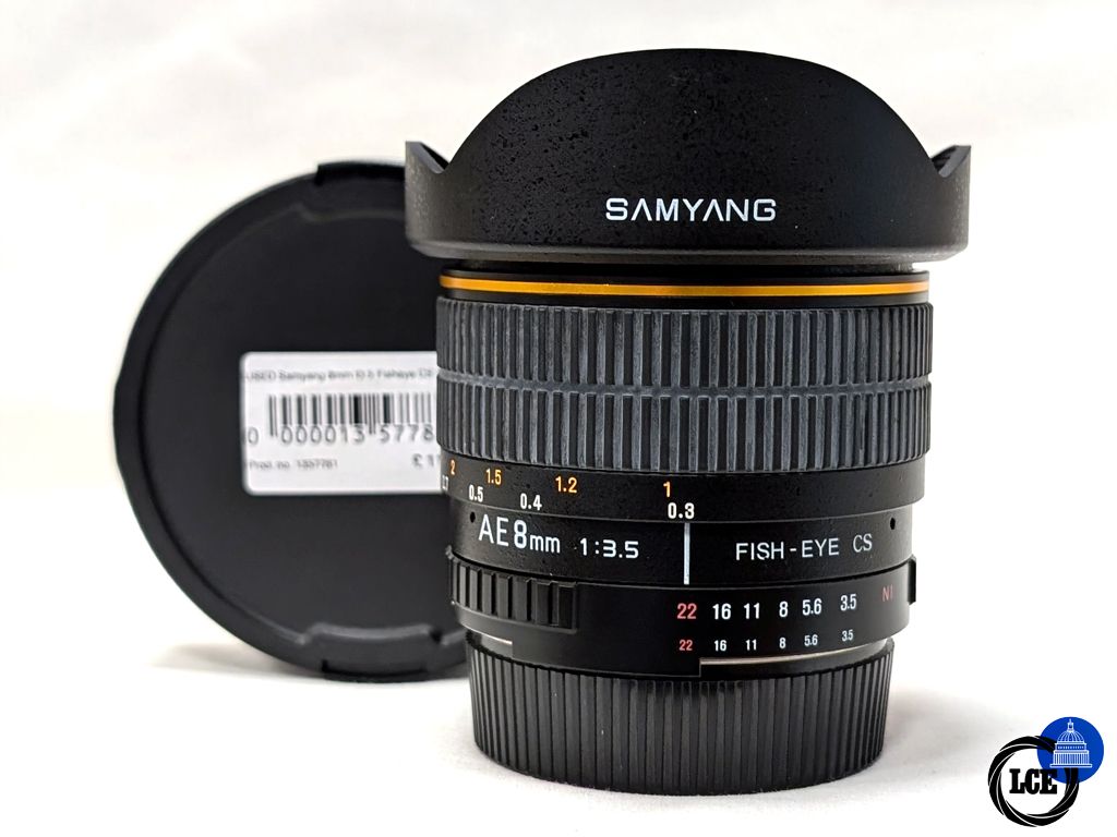 Samyang 8mm f3.5 Fisheye CS MC Nikon Fit