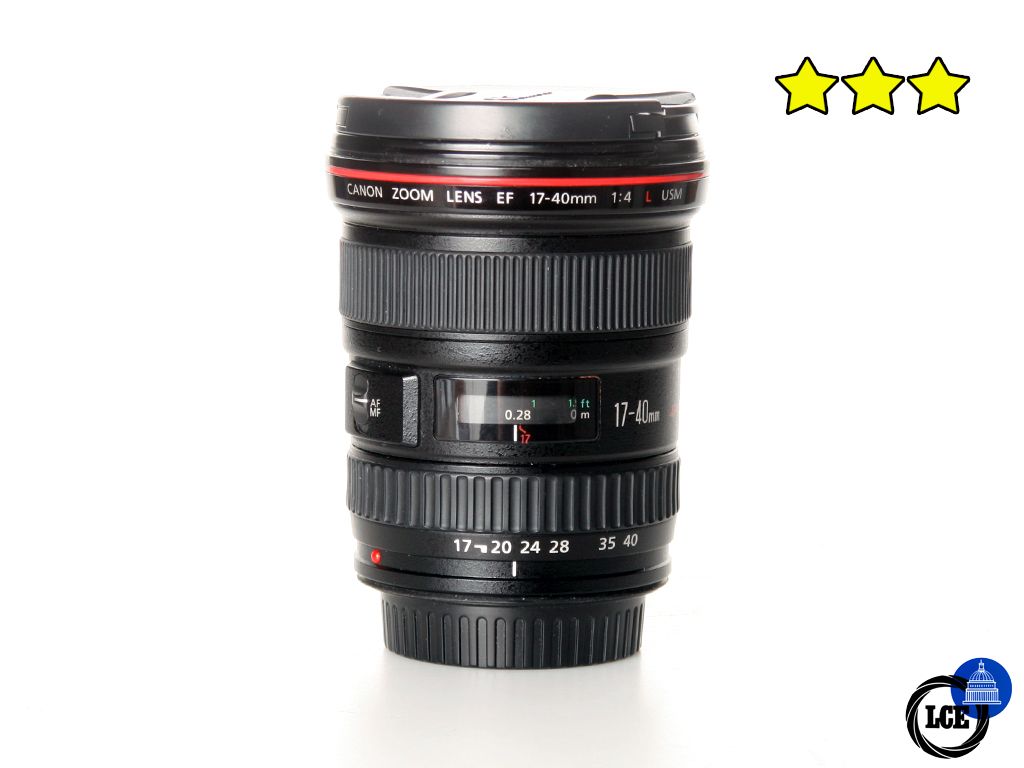 Canon EF 17-40mm f4 L USM (with Hood) Canon EF 17-40mm f4 L USM (with Hood)