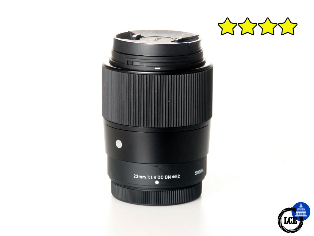 Sigma 23mm F1.4 DC DN Contemporary - Fujifilm X-Mount (with Hood)