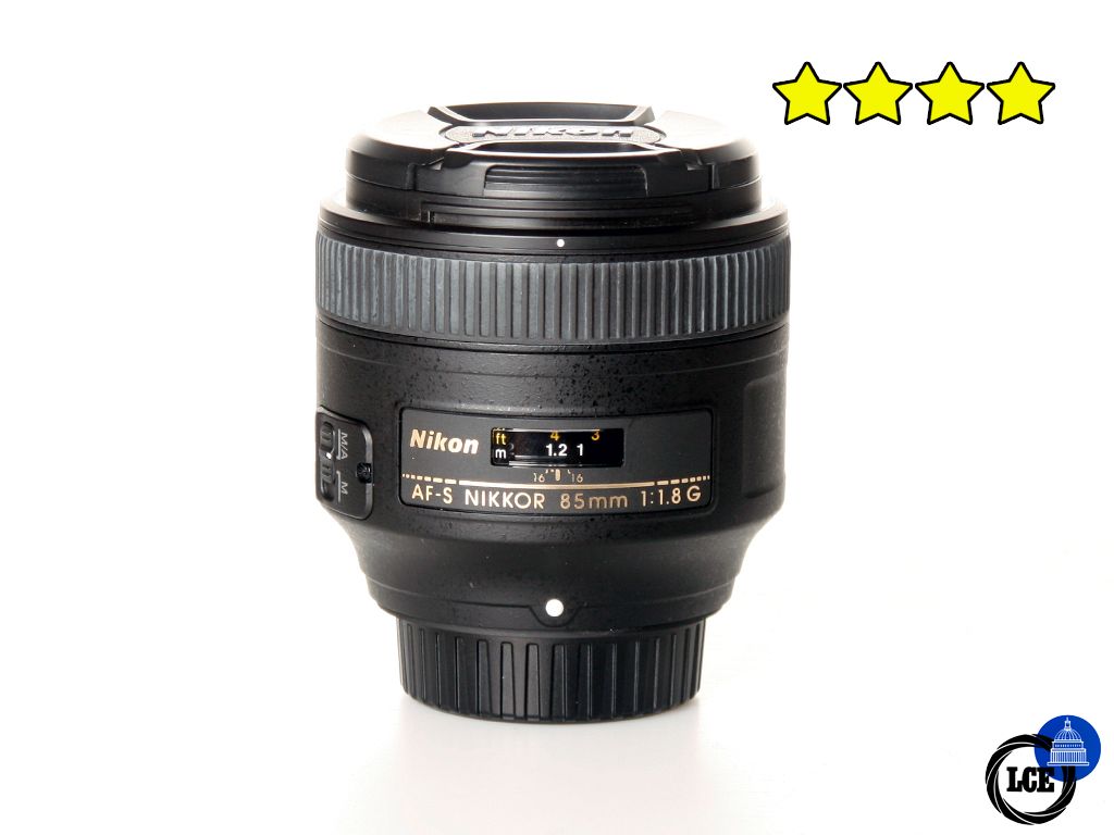 Nikon 85mm f1.8 G AF-S (with Hood)