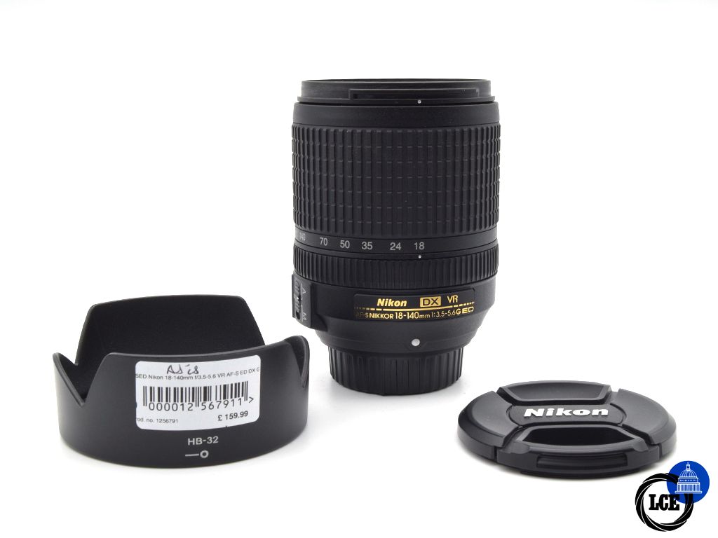 Nikon 18-140mm f/3.5-5.6 VR AF ED DX G