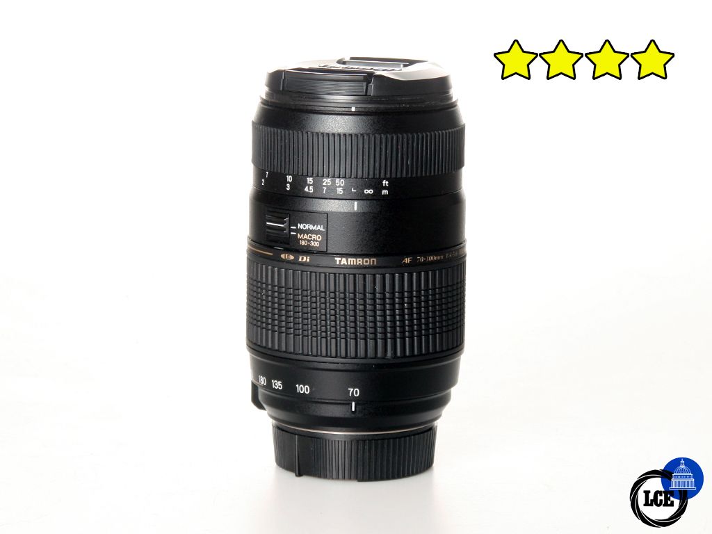 Tamron 70-300mm f4-5.6 Di Tele-Macro Nikon AF/AF-S Fit (with Hood)