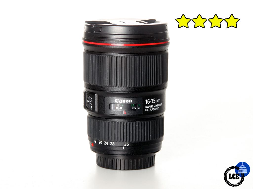 Canon EF 16-35mm f/4 L IS USM (with Hood)