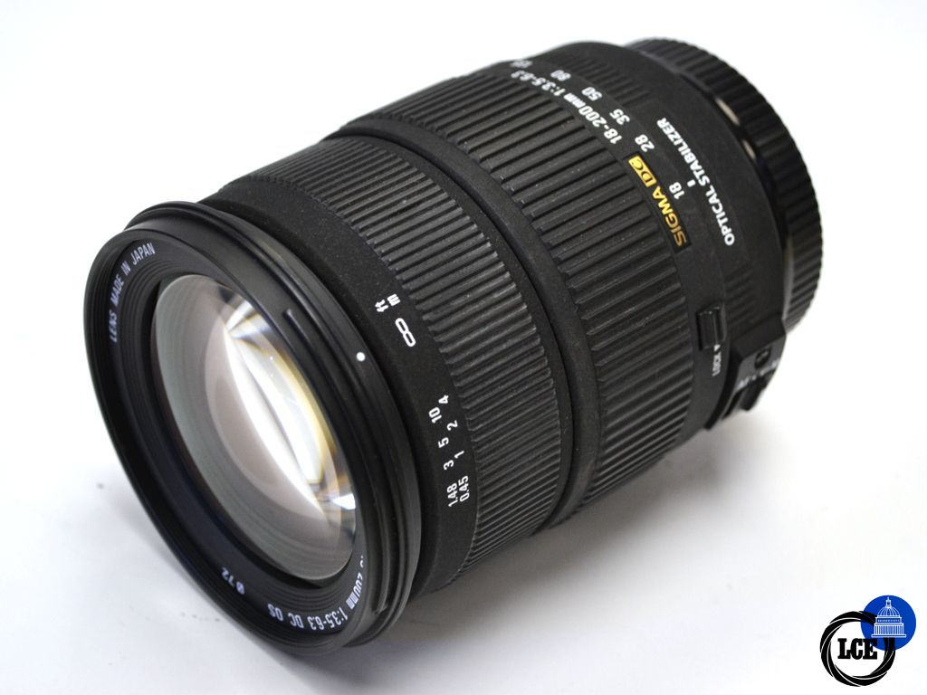 Sigma 18-200mm F3.5-6.3 DC OS