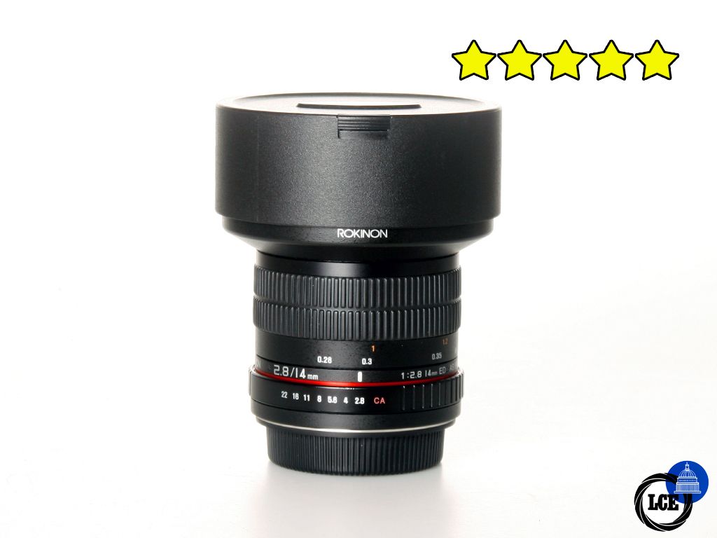 Miscellaneous Rokinon 14mm f2.8 ED AS IF UMC - Canon EF fit (BOXED) Manual Focus