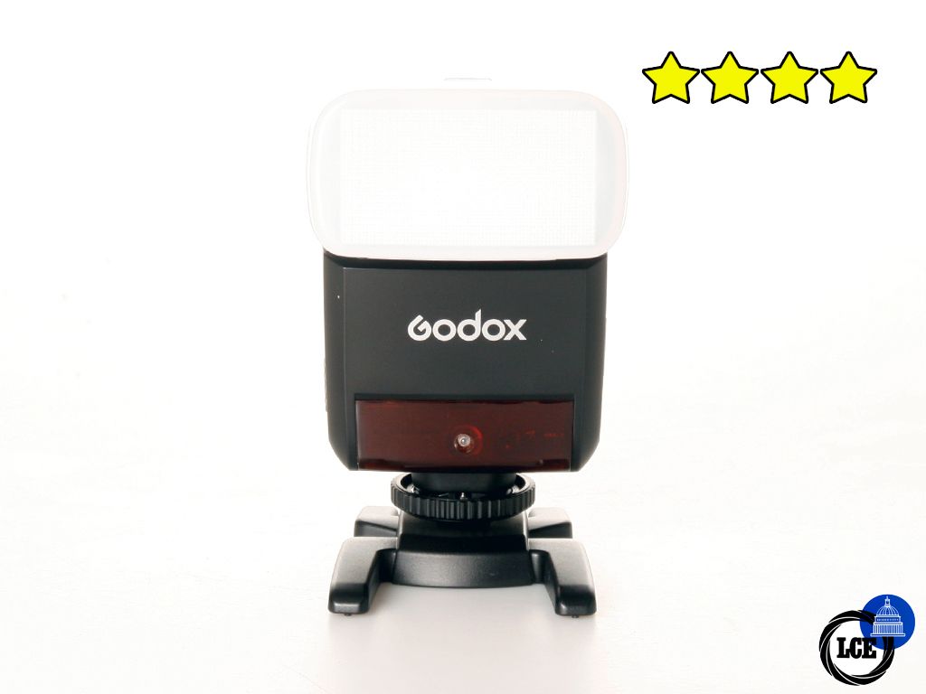 Godox TT350 Mini flash - Fujifilm fit (with Case, Diffuser and Stand)