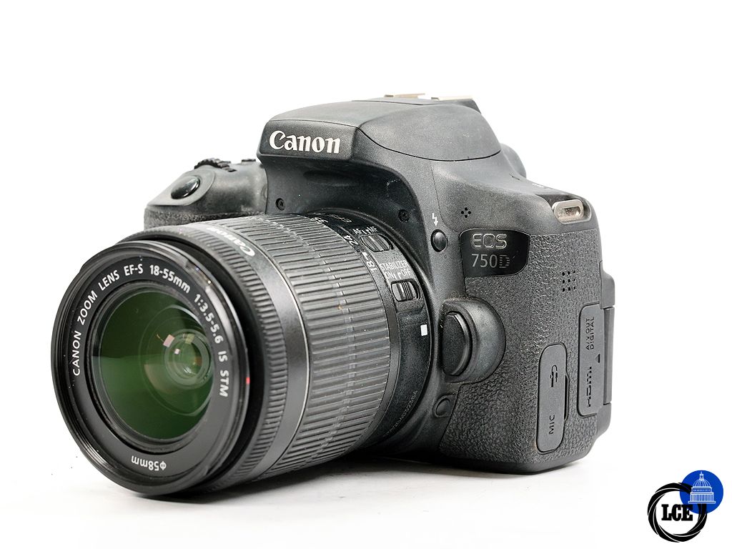 Canon EOS 750D + 18-55mm 