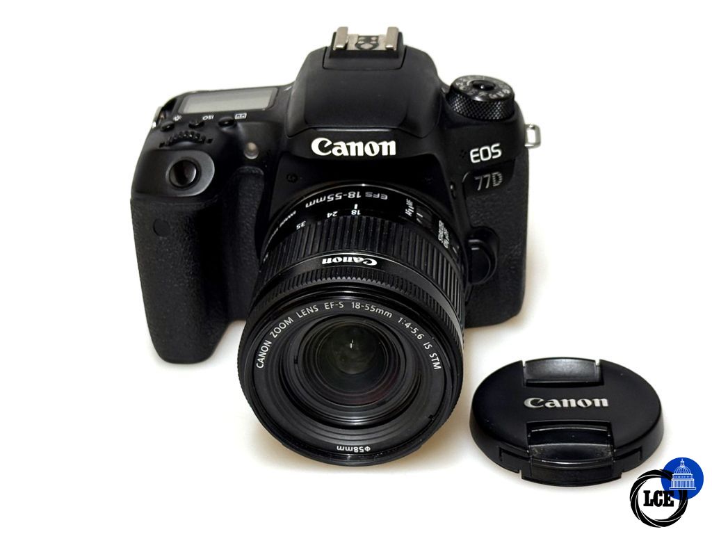 Canon EOS 77D + 18-55mm F4-5.6  IS STM 
