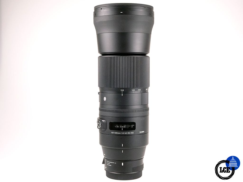 Sigma 150-600mm f5-6.3 DG OS HSM Contemporary + TC1401 1.4x Canon EF