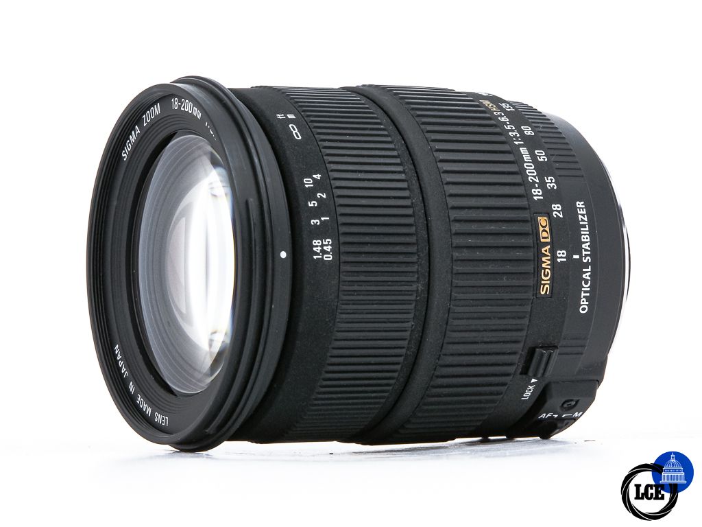 Sigma 18-200mm f3.5-6.3 HSM DC OS Nikon F Mount
