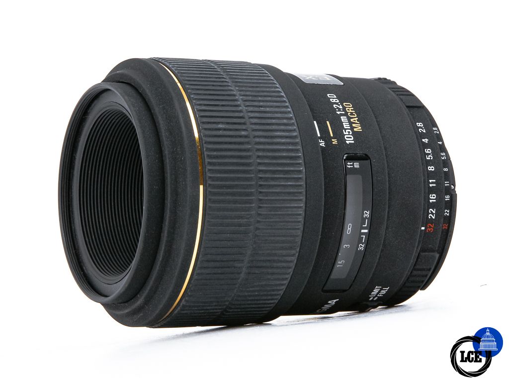 Sigma 105mm f2.8 D EX Macro Nikon F Mount
