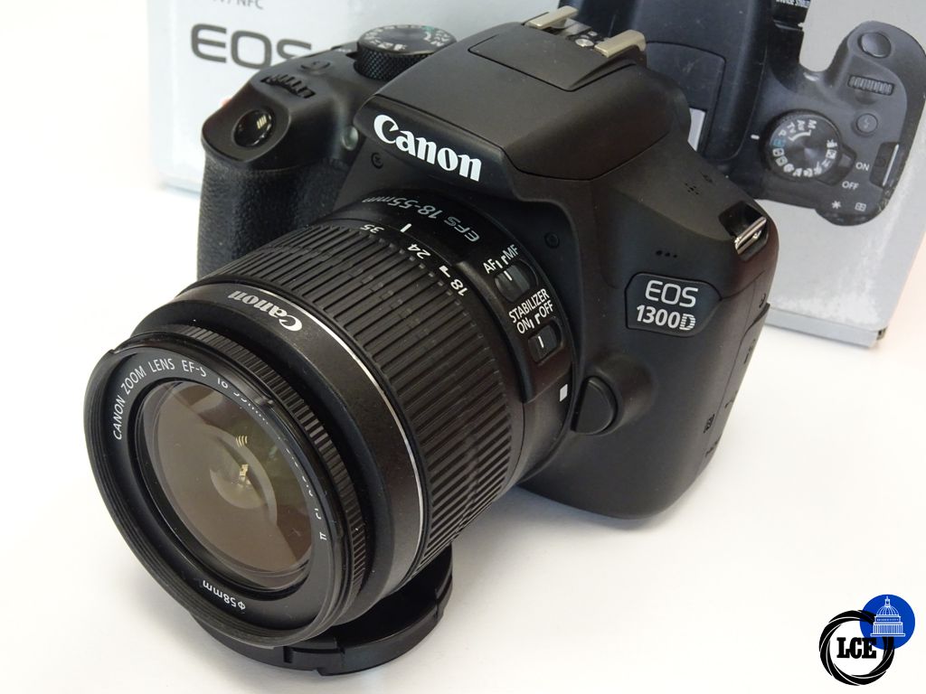 Canon EOS 1300D + 18-55mm Low actuations