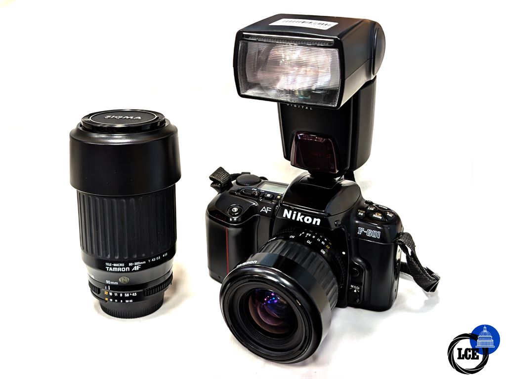 Nikon F601 + Tamron 35-70mm & 90-300mm + Nissin Di622 Flash