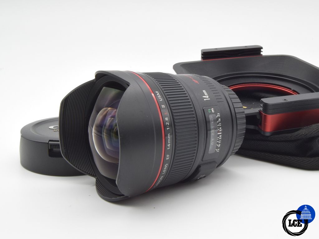 Canon EF 14mm f/2.8L USM II + Lee Filters SW150 Bundle (Holder + 3 Filters)