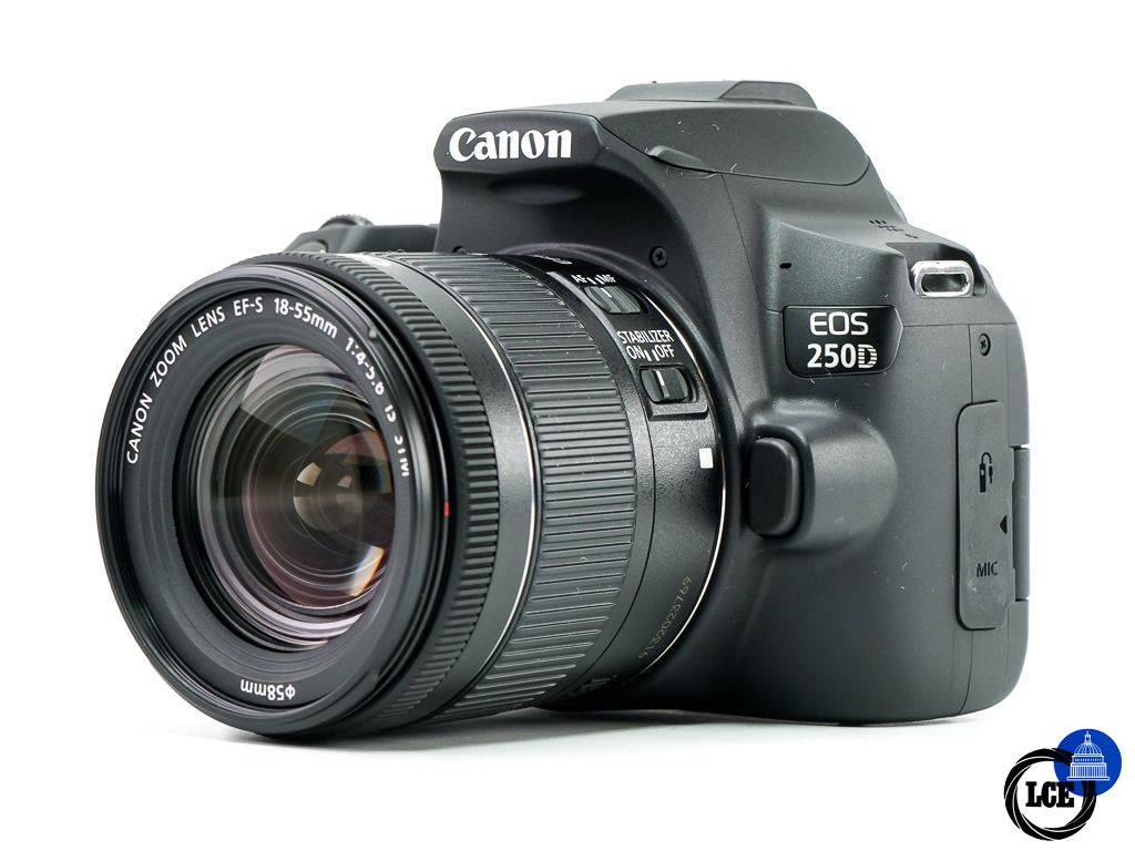 Canon EOS 250D + EF-S 18-55mm F4-5.6 IS STM * BOXED + SPARE BATTERY * 