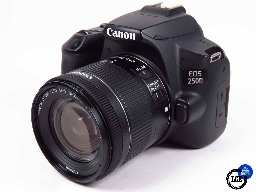 Canon EOS 250D c/w 18-55