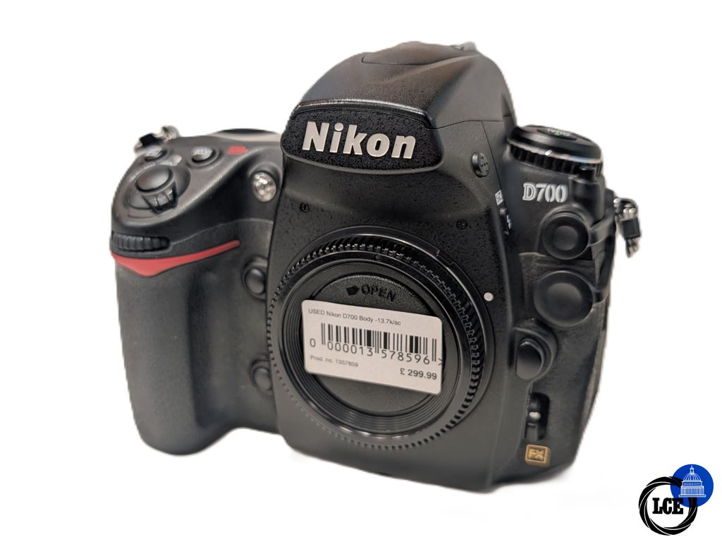 Nikon D700 Body - 13.7k Shutter Count 