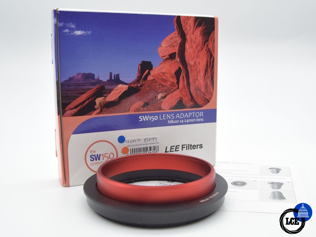 LEE Filters SW150 Lens Adapter (Nikon 14-24mm F-Mount) LEE Filters SW150 Lens Adapter (Nikon 14-24mm F-Mount)