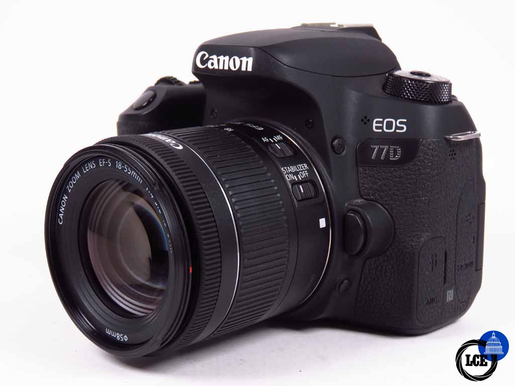 Canon EOS 77D c/w 18-55mm