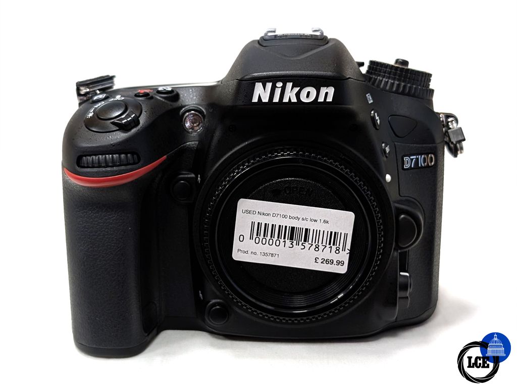 Nikon D7100 Body - Low 1.6k Shuttercount