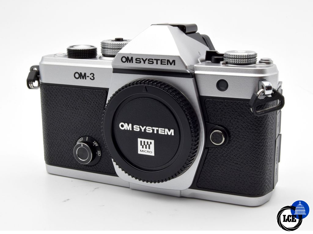 Olympus OM-3 Silver Body (1640 Shutter Actuations) 