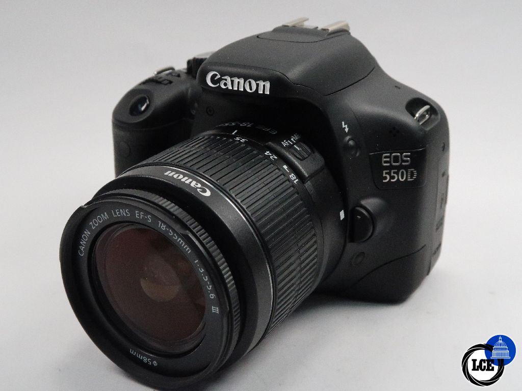 Canon EOS 550D + 18-55mm F3.5-5.6 III