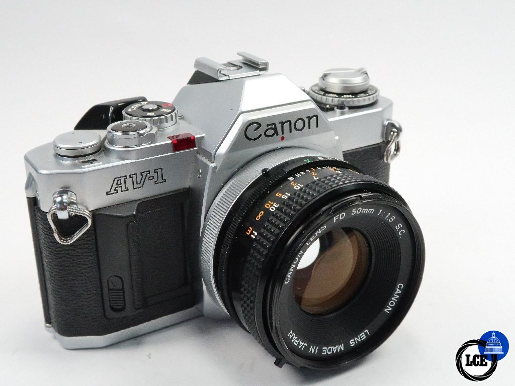 Canon AV-1 with 50mm f1.8 S.C. Canon AV-1 with 50mm f1.8 S.C.