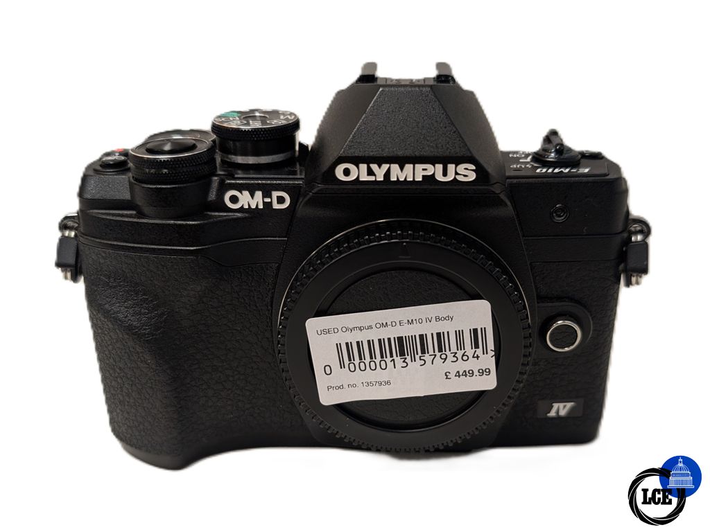 Olympus OM-D E-M10 IV Body - 11.5k Shutter Count 