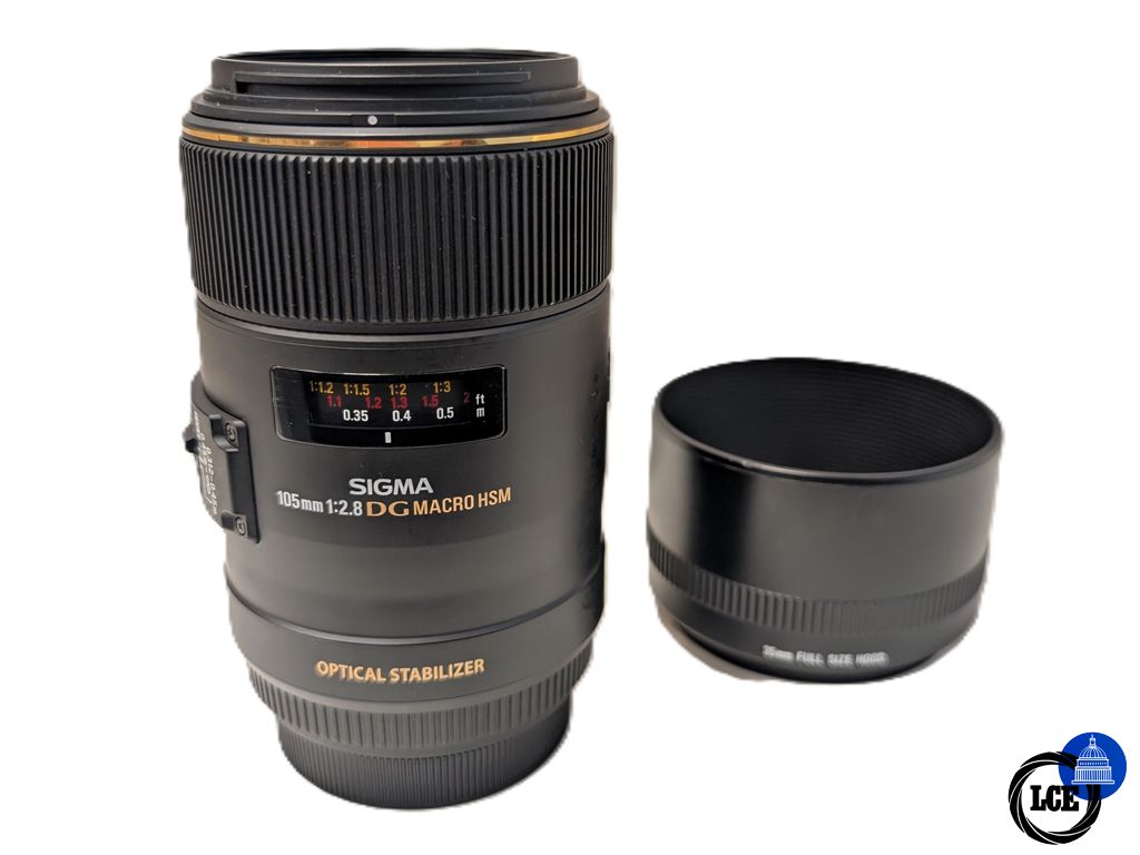 Sigma 105mm F2.8 DG OS Macro HSM - Canon EF Fit Sigma 105mm F2.8 DG OS Macro HSM - Canon EF Fit