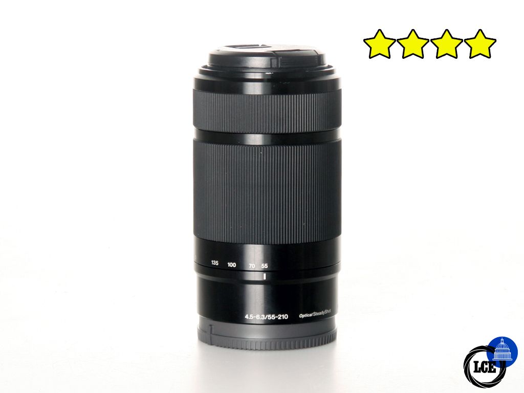 Sony E 55-210mm f/4.5-6.3 OSS Black (BOXED) with Hood Sony E 55-210mm f/4.5-6.3 OSS Black (BOXED) with Hood