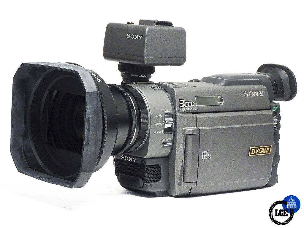 Sony PD100AP Camcorder + 0.7x Wide Angle converter lens