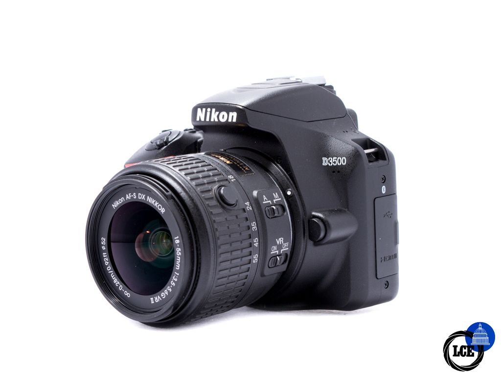 Nikon D3500 + AF-S 18-55mm f3.5-5.6G II VR *Boxed*