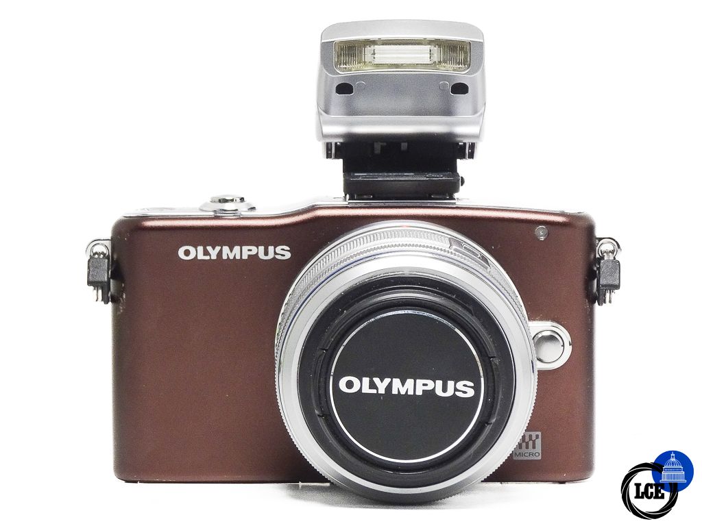 Olympus E-PM1 Brown + Free Faulty 14-42