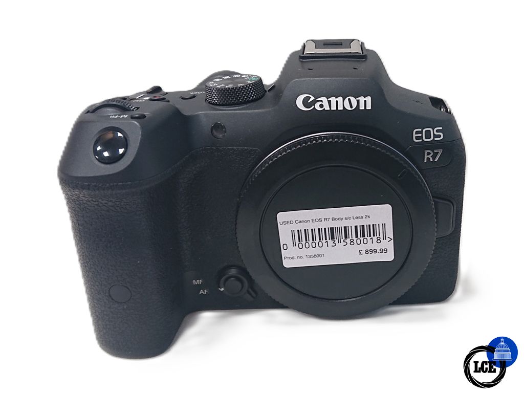 Canon EOS R7 Body - Less than 2k Shutter Count 