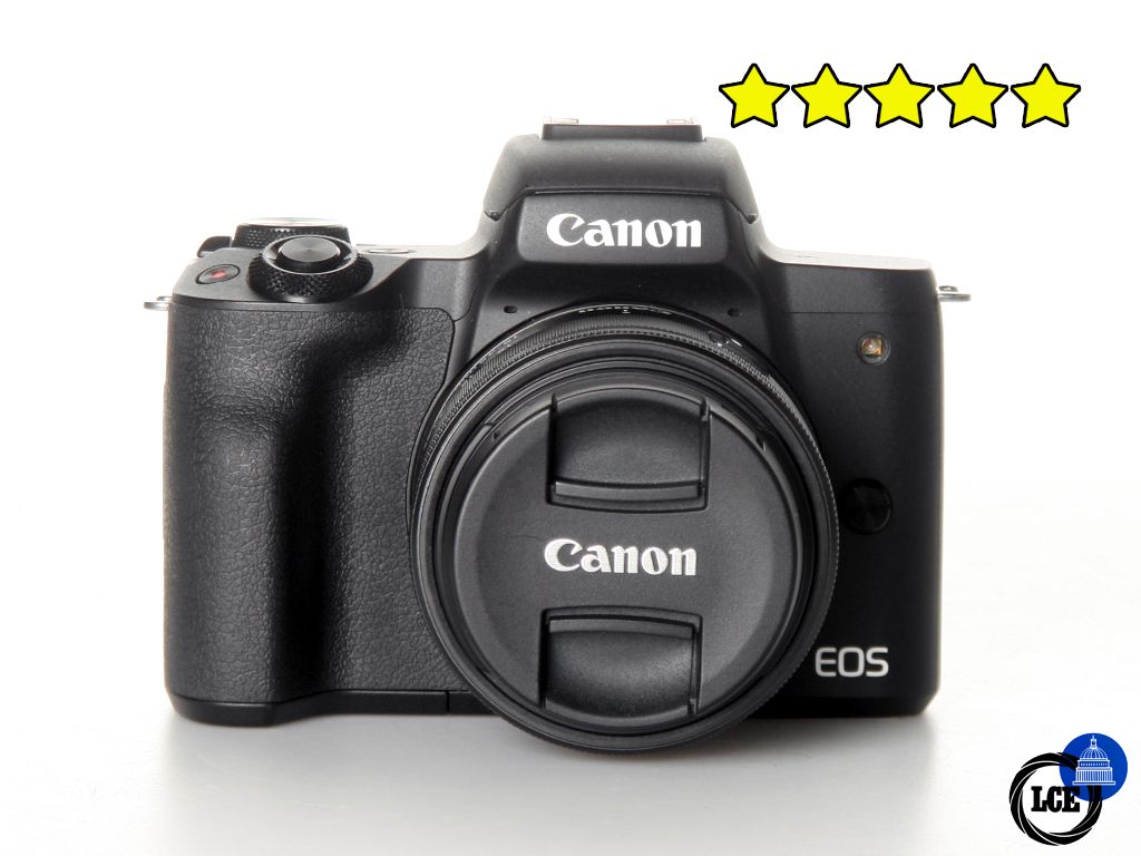Canon EOS M50+15-45mm IS STM (BOXED) Very Low Shutter Count <3k