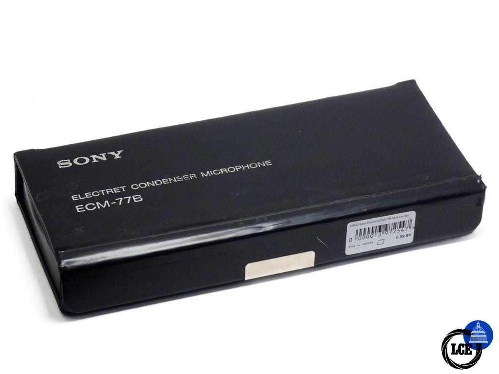 Sony Electret ECM-77B XLR Lav Mic