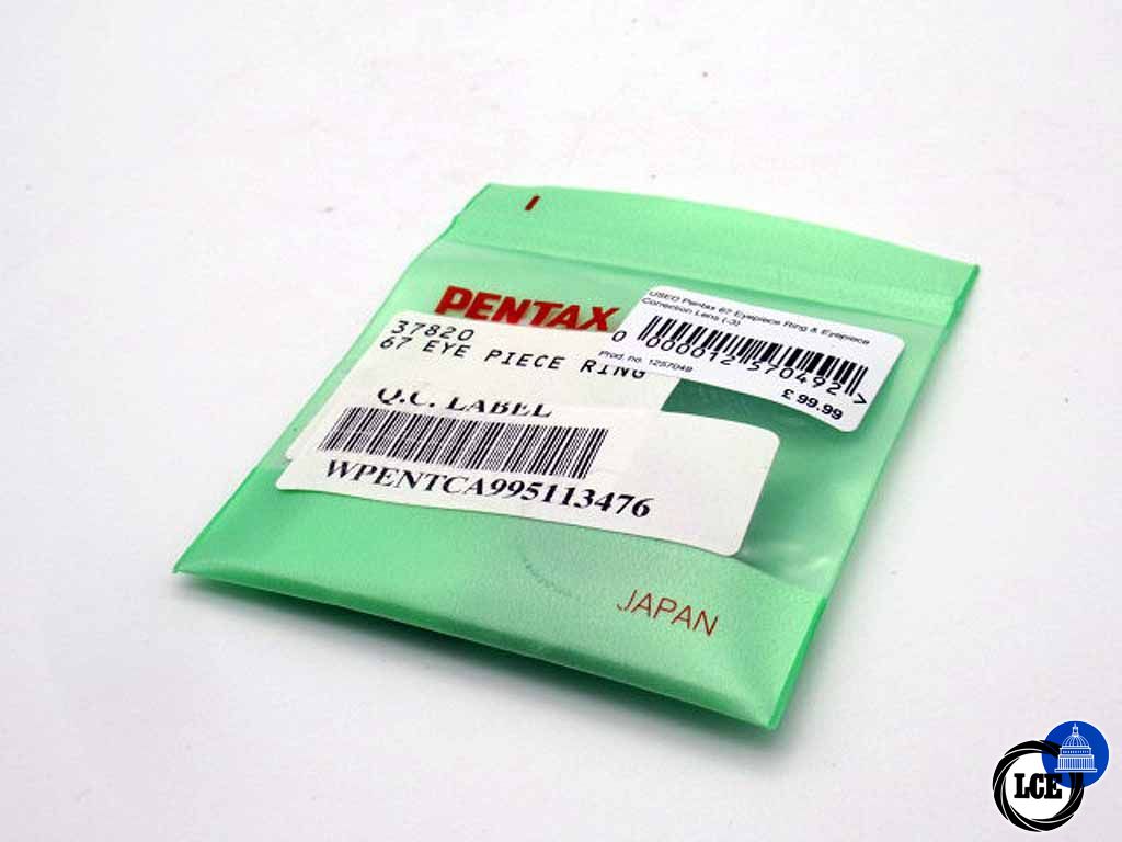 Pentax 67 Eyepiece Ring & Eyepiece Correction Lens (-3)