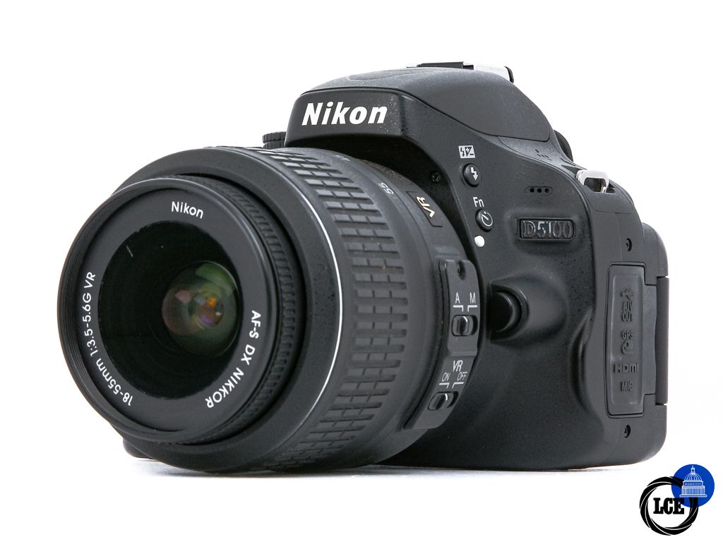 Nikon D5100 + 18-55mm VR **4.5k Shutter Count**