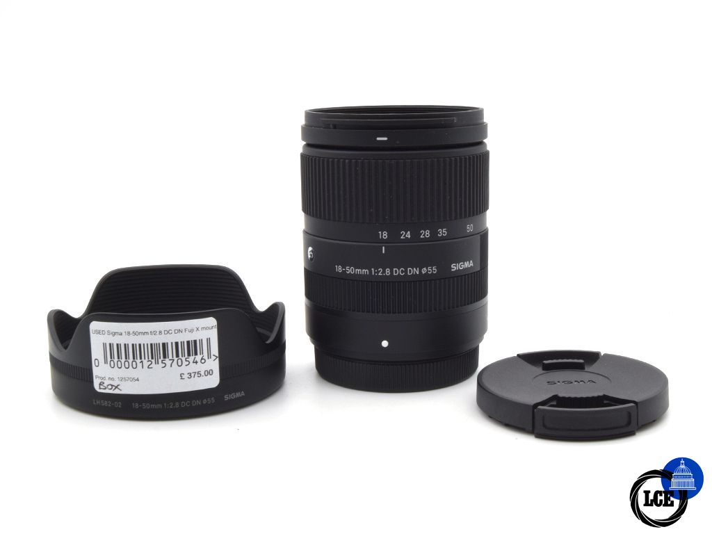 Sigma 18-50mm f/2.8 DC DN Fuji X mount
