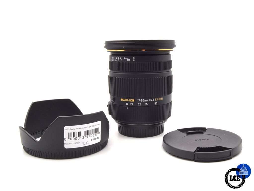Sigma 17-50mm EX HSM f/2.8 HSM OS DC Canon fit