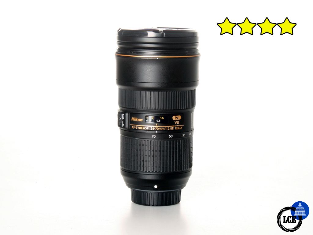 Nikon 24-70mm f2.8E ED VR N AF-S (BOXED) with Case & Hood Nikon 24-70mm f2.8E ED VR N AF-S (BOXED) with Case & Hood