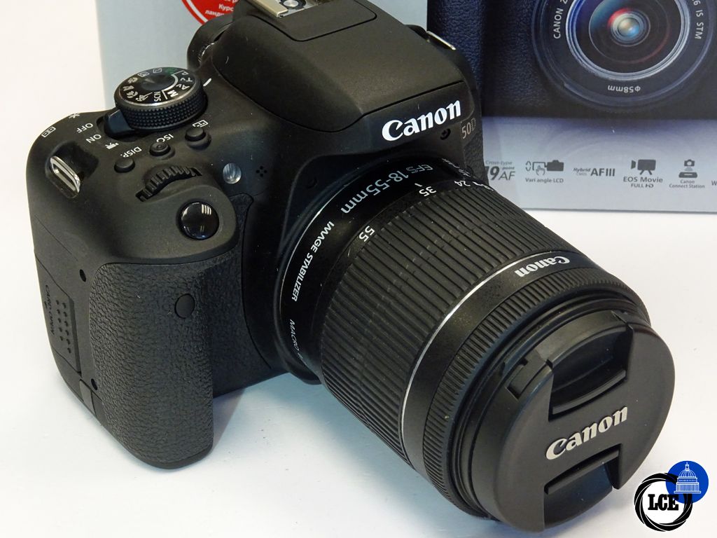Canon Boxed 750d 18-55STM  image stabalised
