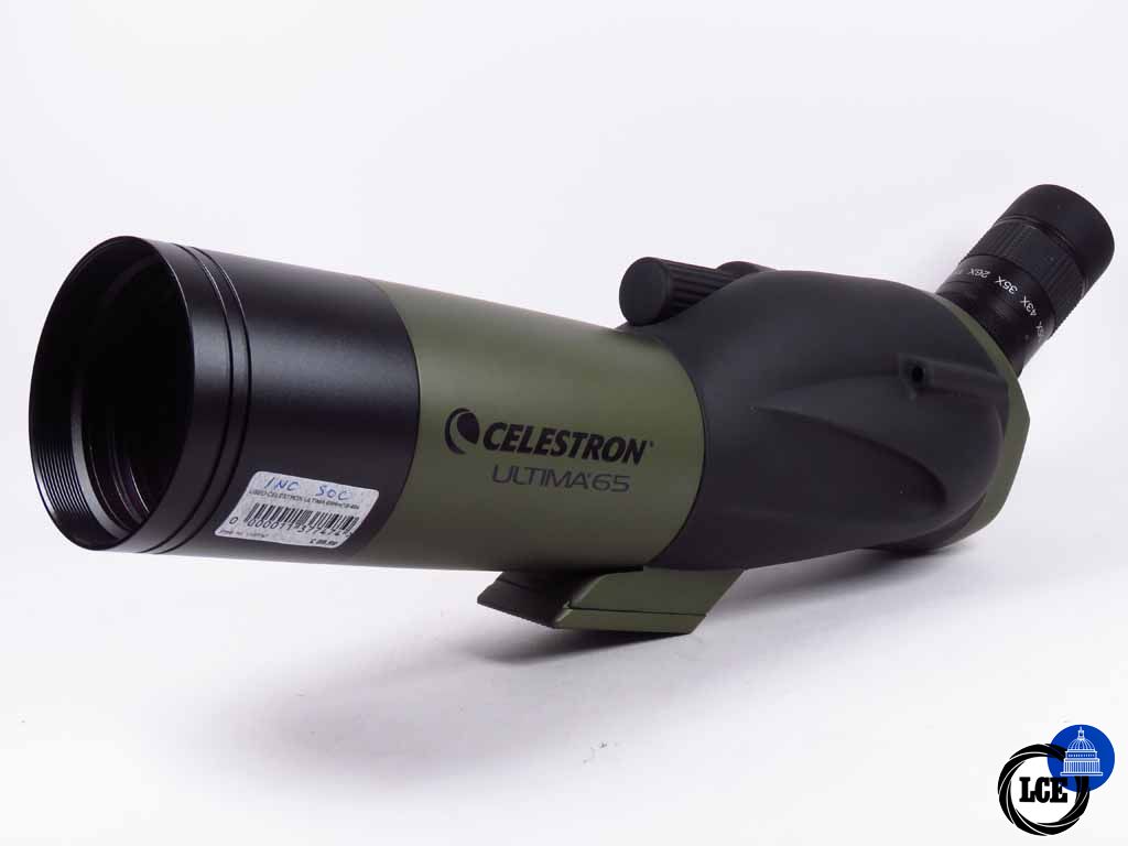 Celestron Ultima 65 with 18-55x eyepiece and Stay On Case