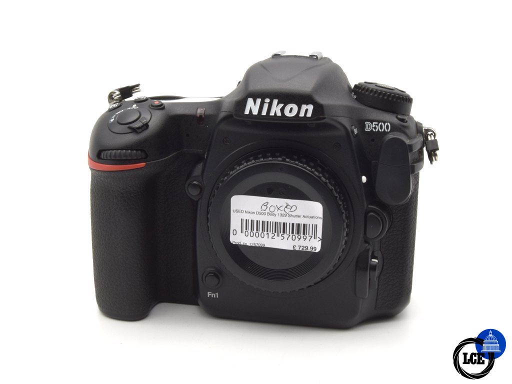 Nikon D500 Body (1329 Shutter Count) Nikon D500 Body (1329 Shutter Count)
