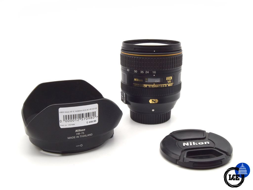Nikon AF-S 16-80mm f/2.8-4E VR ED DX N Nikon AF-S 16-80mm f/2.8-4E VR ED DX N