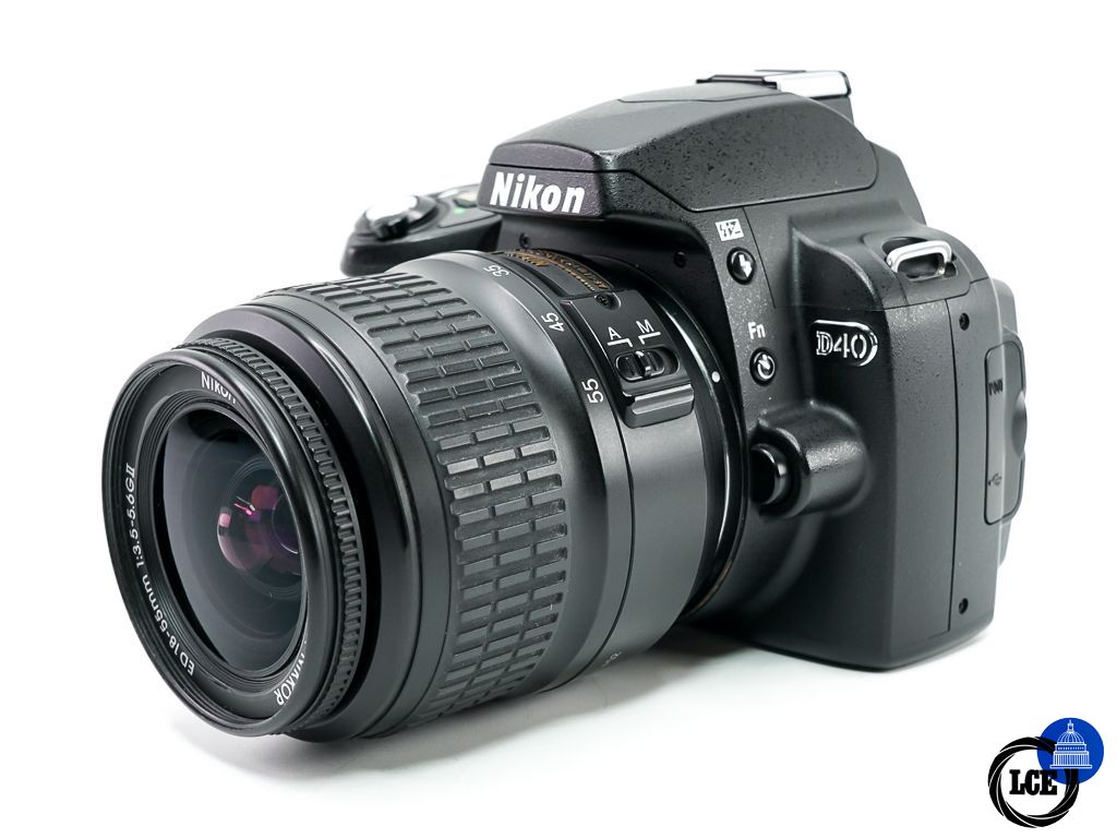 Nikon D40 + AF-S 18-55mm II ED