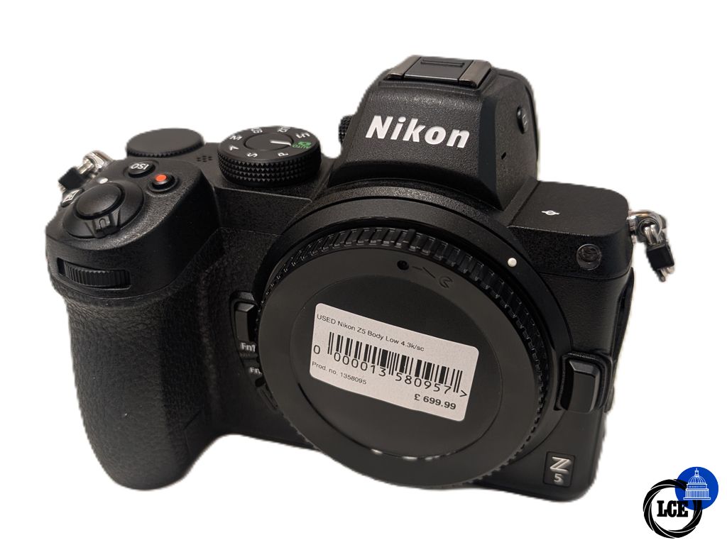 Nikon Z5 Body - Low 4.3k Shutter Count!