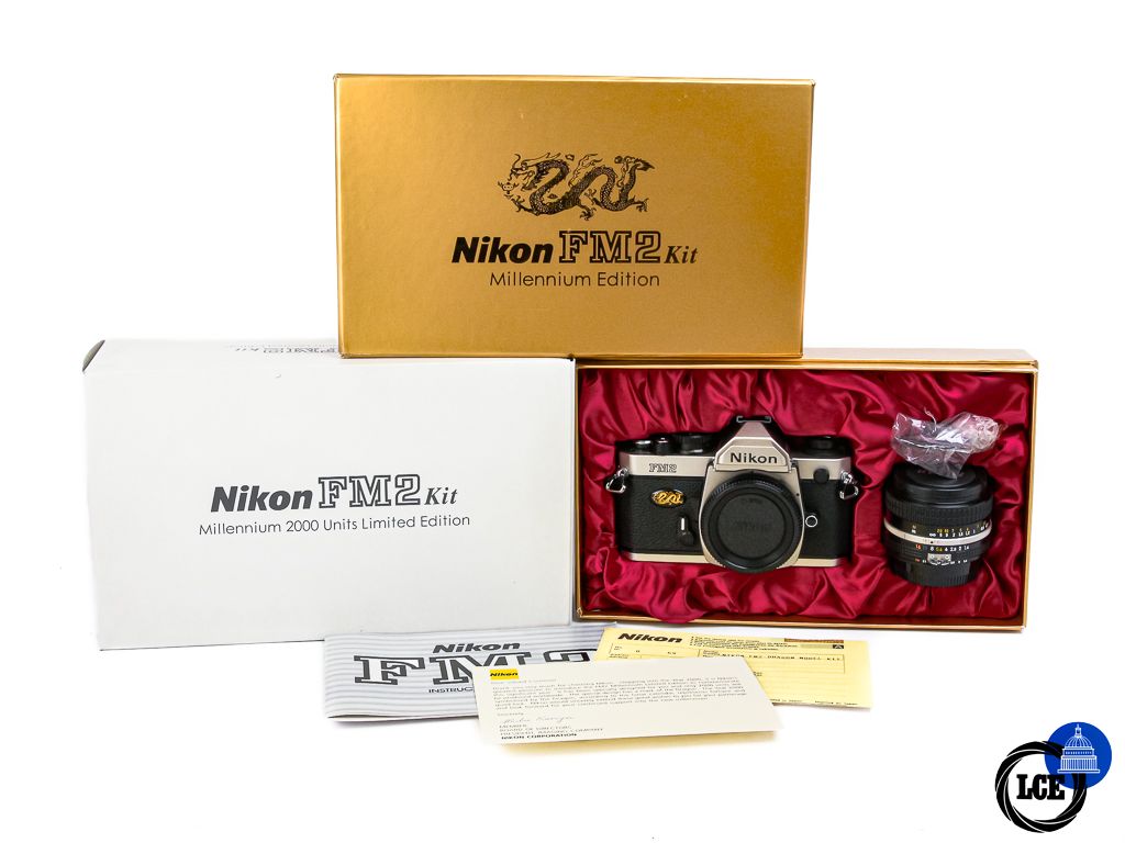 Nikon FM2 + 50mm f1.4 Millennium Limited Edition **Rare!**