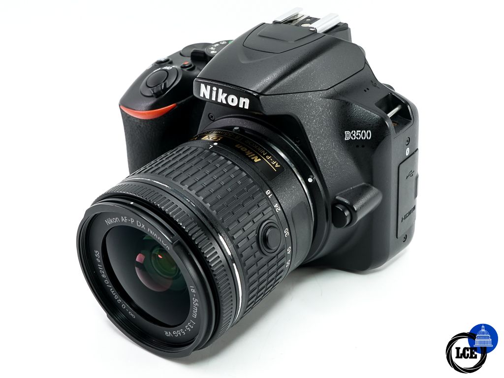 Nikon D3500 + AF-P 18-55mm F3.5-5.6G DX VR * BOXED *