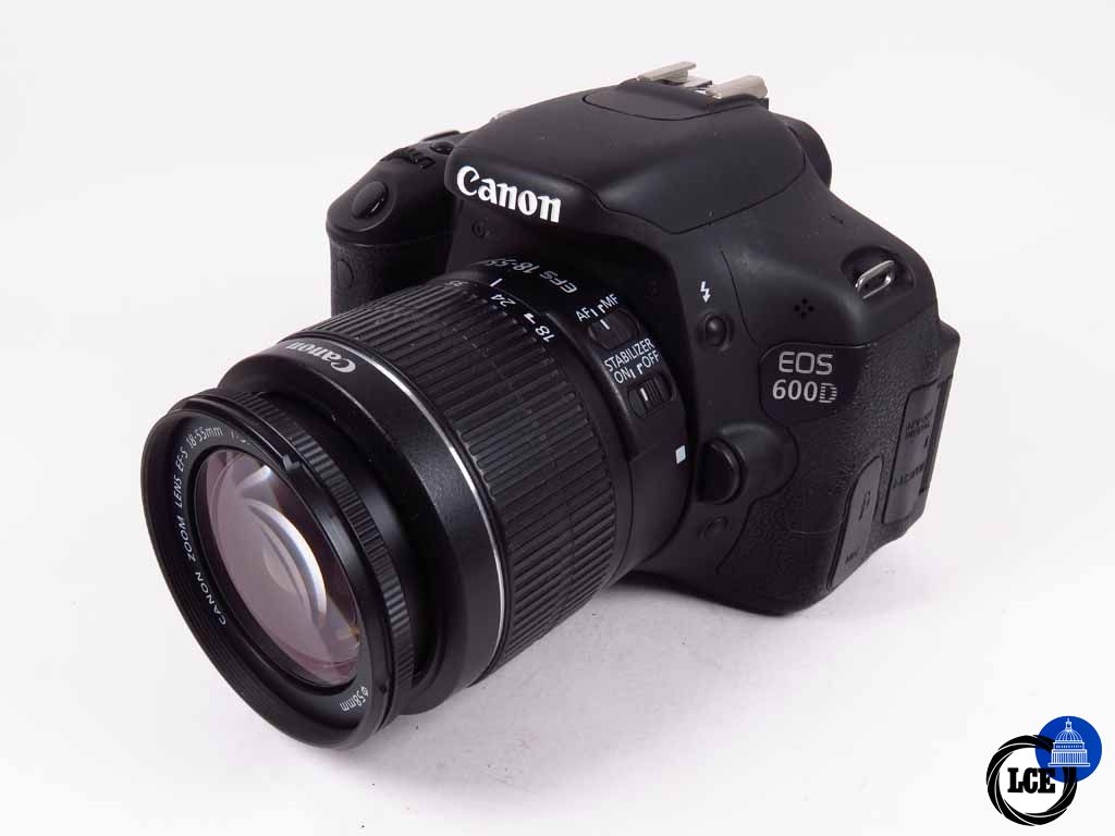 Canon EOS 600D c/w 18-55
